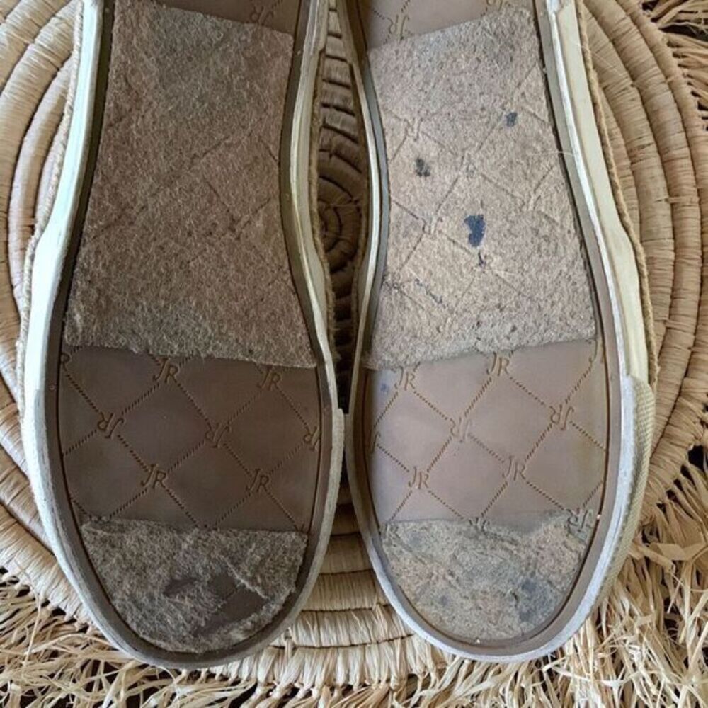 JACK ROGERS Tucker Sneakers Natural Cork / Gold Slip On Casual Shoes Size 6 - Picture 10 of 15